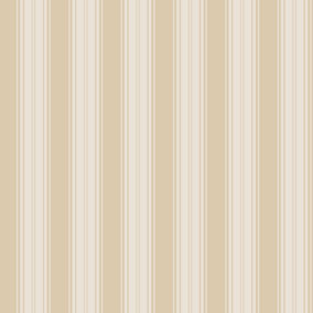 Galerie Simply Silks 4 Warm Metallic Gold Classic Stripe Embossed Wallpaper