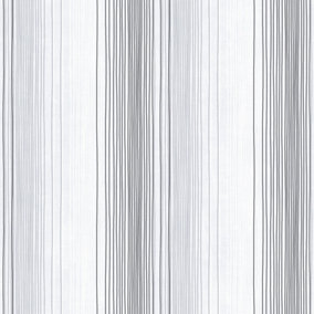 Galerie Simply Stripes 3 Black Random Stripe Smooth Wallpaper