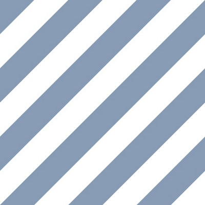 Galerie Simply Stripes 3 Blue Diagonal Stripe Smooth Wallpaper