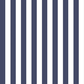 Galerie Simply Stripes 3 Navy Regency Stripe Smooth Wallpaper