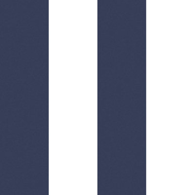 Galerie Simply Stripes 3 Navy Wide Stripe Smooth Wallpaper