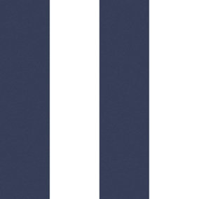 Galerie Simply Stripes 3 Navy Wide Stripe Smooth Wallpaper