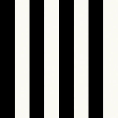 Galerie Simply Stripes 3 Pearl Black Tent Stripe Smooth Wallpaper | DIY