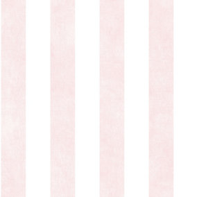 Galerie Simply Stripes 3 Pink Textured Stripe Smooth Wallpaper
