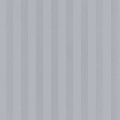 Galerie Simply Stripes 3 Silver Matte Shiny Emboss Smooth Wallpaper