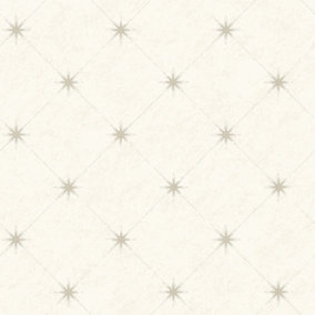 Galerie Skagen Cream Beige Stars Smooth Wallpaper