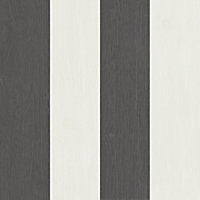 Galerie Skagen Grey Cream Wood Stripe Smooth Wallpaper