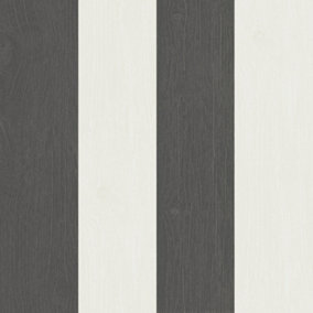Galerie Skagen Grey Cream Wood Stripe Smooth Wallpaper