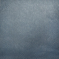 Galerie Slow Living Night Blue Flow Geometric 3D Embossed Glitter Wallpaper Roll