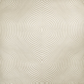Galerie Slow Living Sand Gold Flow Geometric 3D Embossed Glitter Wallpaper Roll