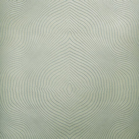 Galerie Slow Living Wasabi Green Flow Geometric 3D Embossed Glitter Wallpaper Roll