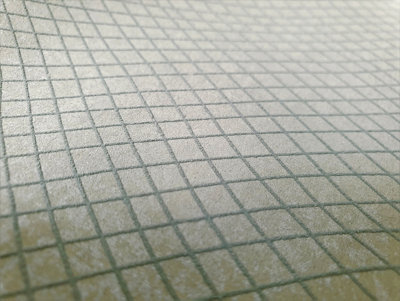 Galerie Slow Living Wasabi Green Spirit 3D Embossed Geometric Metallic Wallpaper Roll