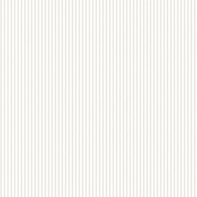 Galerie Small Prints Grey Candy Stripe Wallpaper Roll