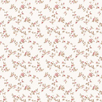 Galerie Small Prints Red Delicate Floral Wallpaper Roll