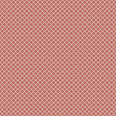 Galerie Small Prints Red Geometric Medallion Wallpaper Roll