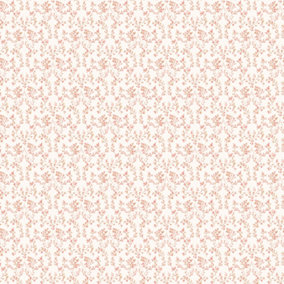 Galerie Small Prints Red Ogee Floral Wallpaper Roll