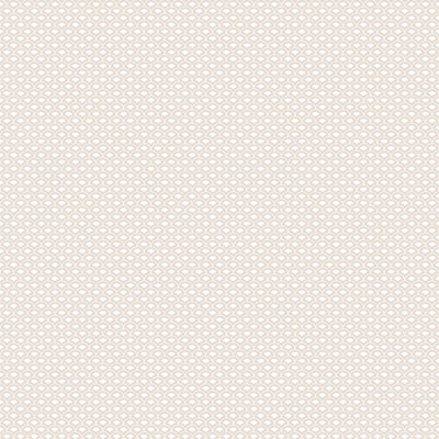 Galerie Small Prints Taupe Geometric Shell Top Wallpaper Roll