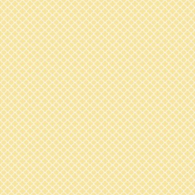 Galerie Small Prints Yellow Geometric Medallion Wallpaper Roll