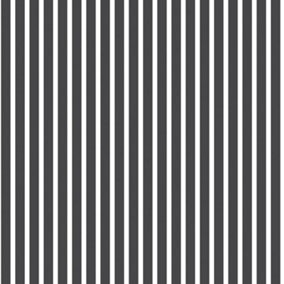Galerie Smart Stripes 2 Black Butcher Stripe Smooth Wallpaper