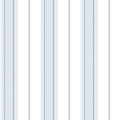 Galerie Smart Stripes 2 Blue Slim Stripe Smooth Wallpaper