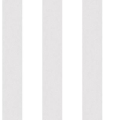 Galerie Smart Stripes 2 Grey Surface Stripe Smooth Wallpaper | DIY at B&Q