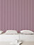 Galerie Smart Stripes 2 Purple Lilac Pinstripe Smooth Wallpaper