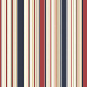 Galerie Smart Stripes 2 Red Barcode Stripe Smooth Wallpaper