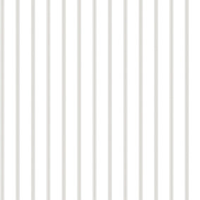 Galerie Smart Stripes 2 Silver Grey Napkin Stripe Smooth Wallpaper