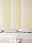 Galerie Smart Stripes 2 Yellow Gold Wide Stripe Smooth Wallpaper