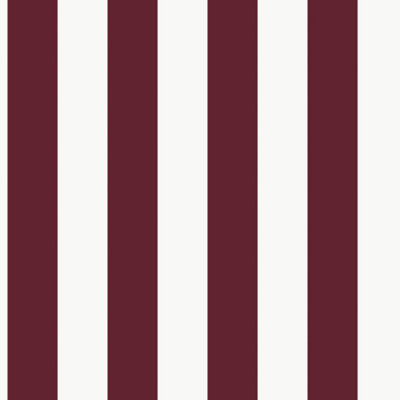 Galerie Smart Stripes 3 Cranberry/Cream Awning Stripe Wallpaper Roll