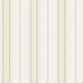Galerie Smart Stripes 3 Cream/Red Slim Stripe Wallpaper Roll