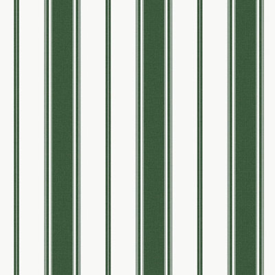 Galerie Smart Stripes 3 Green/White Heritage Stripe A4 Wallpaper Sample