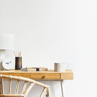 Galerie Smart Stripes 3 Grey Shirt Stripe Wallpaper Roll