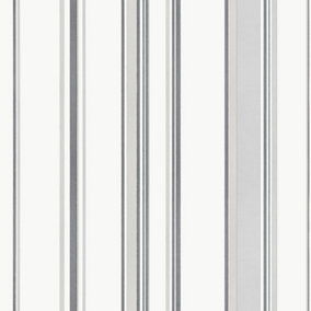 Galerie Smart Stripes 3 Navy/Blue/White Casual Stripe Wallpaper Roll