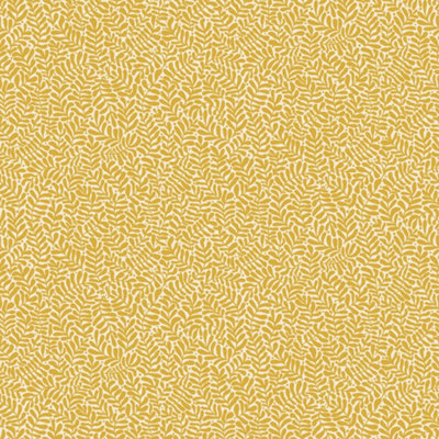Galerie Sommarang 2 Ochre Gold Anna Fern Leaf Wallpaper Roll