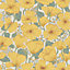 Galerie Sommarang Yellow Retro Poppy Wallpaper Roll