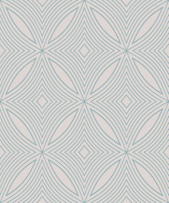 Galerie Special FX Blue Taupe Metallic Spiral Embossed Wallpaper