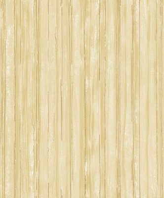 Galerie Special FX Gold Glitter Stripe Embossed Wallpaper