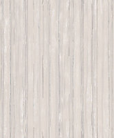 Galerie Special FX Silver Beige Blue Glitter Stripe Embossed Wallpaper