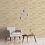 Galerie Special FX Yellow Gold Glitter Block Embossed Wallpaper