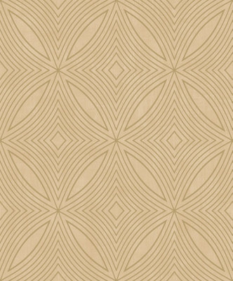 Galerie Special FX Yellow Gold Metallic Spiral Embossed Wallpaper