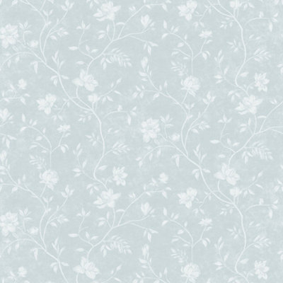 Galerie Spring Blossom Blue Wallpaper