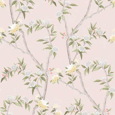 Galerie Spring Blossom Pink Wallpaper