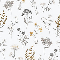 Galerie Spring Blossom Silver Grey Wallpaper