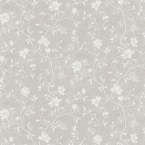Galerie Spring Blossom White Wallpaper