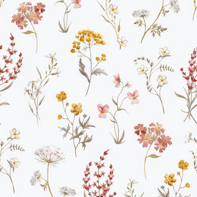 Galerie Spring Blossom Yellow Wallpaper