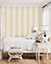Galerie Stripes And Damask 2 Beige Pure Stripe Smooth Wallpaper