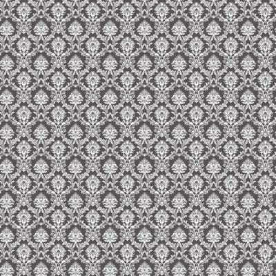 Galerie Stripes And Damask 2 Black Mini Damask Smooth Wallpaper