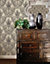 Galerie Stripes And Damask 2 Black Sari With Texture Smooth Wallpaper