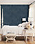 Galerie Stripes And Damask 2 Blue Canvas Damask Smooth Wallpaper